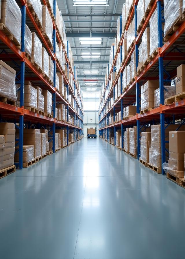 Modern logistics warehouse in Peabody MA